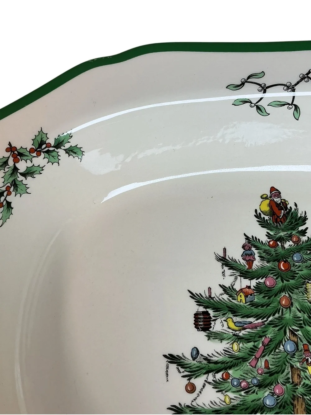 Spode Christmas Tree Serve Dish 11 x 8.5 S3324 R